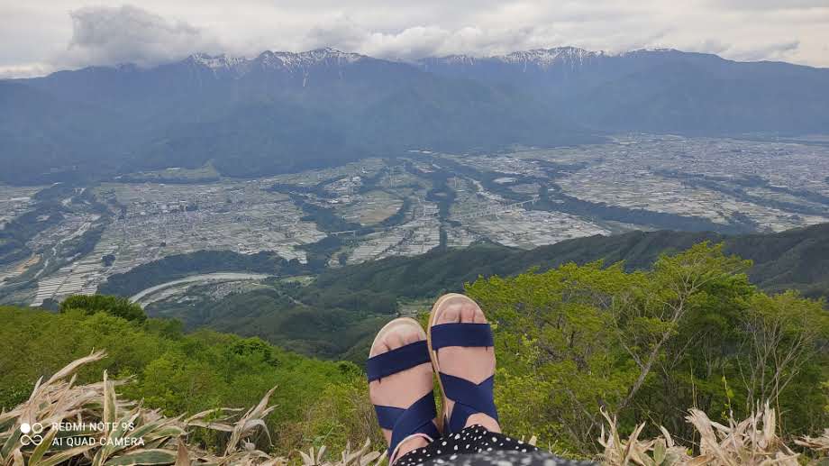 陣馬形山からの景色